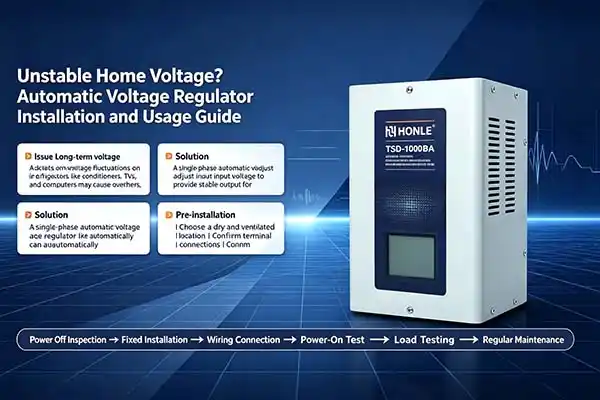 Single Phase Automatic Voltage Stabilizer
